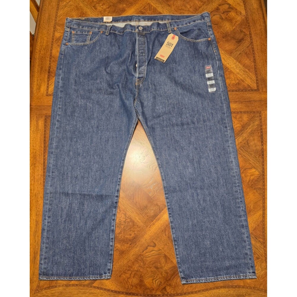 Levi's Men's 501 Original Fit Straight Leg Jeans Big & Tall 52 x 30 - NEW